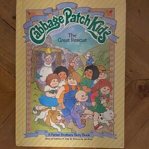 Vintage Cabbage Patch Kids The Great Rescue Story Book